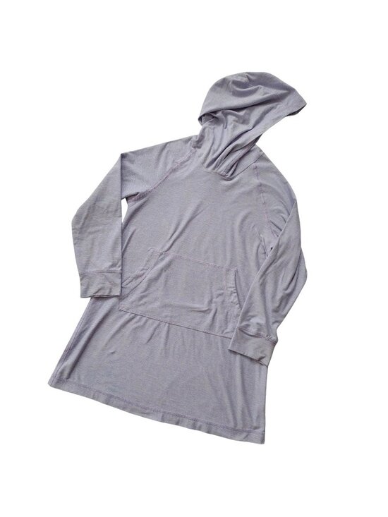 Hanna Andersson Other - Hanna Andersson Girls Sunblock Dress 5 Lavender Hooded Tunic 110 cm